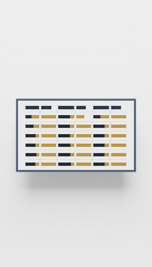 Hardware Comparison Chart Screen