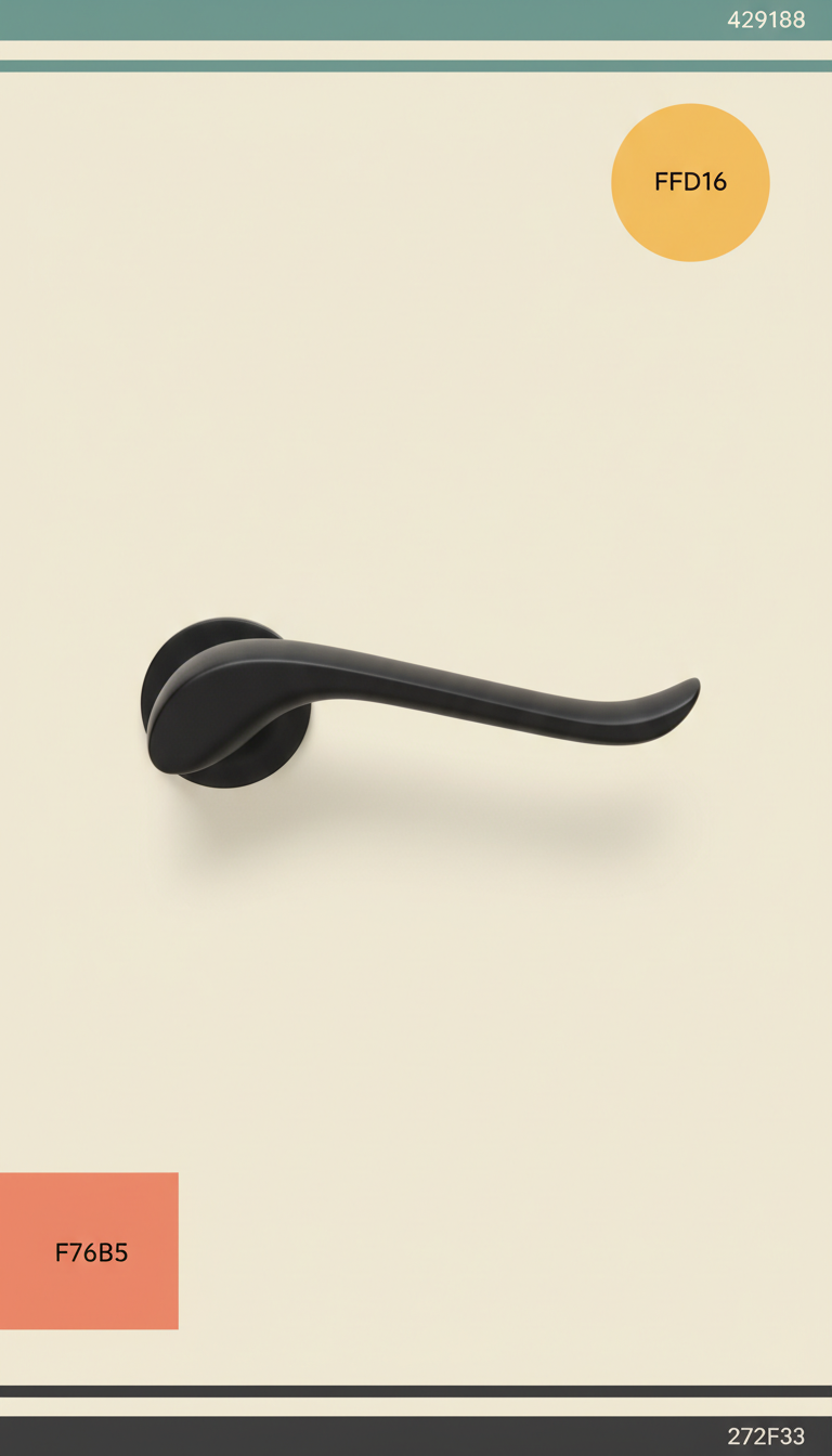 Matte Black Lever Handle